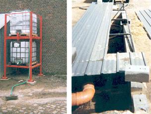 Example of a biofilter installed at an arable farm of over 100 hectares. Example of a Phytobac also installed at an 