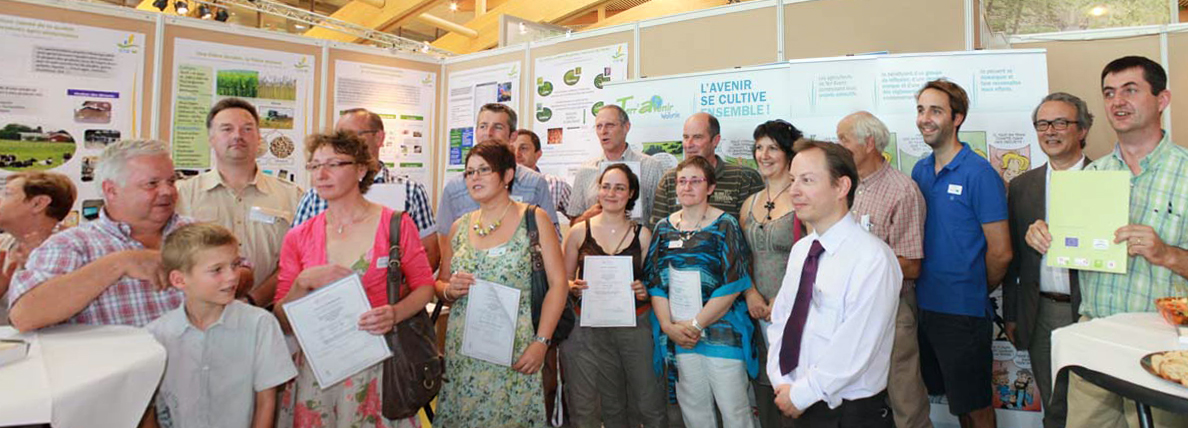 Official delivery of ISO14001 certificats to the Belgian farmers
